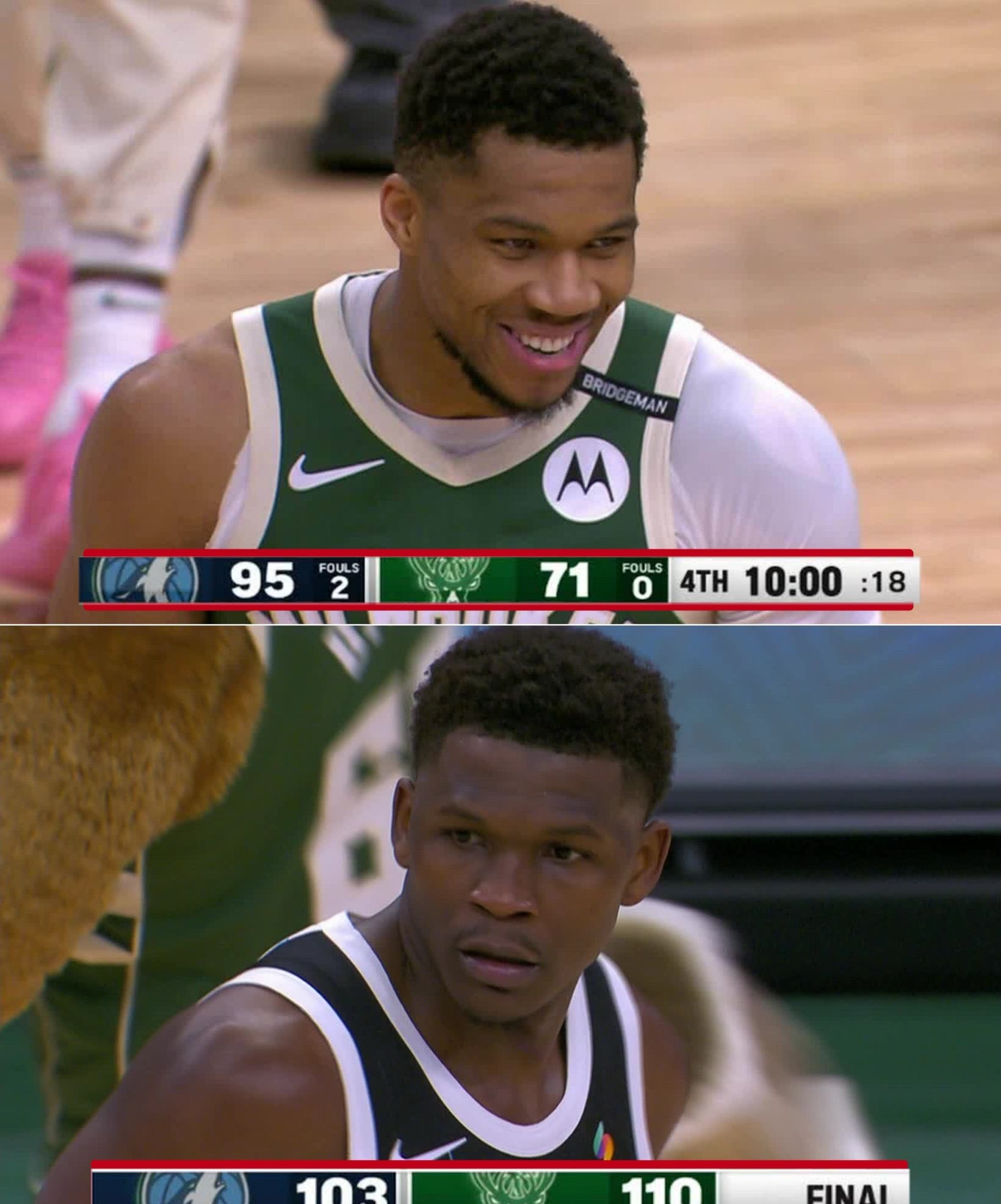 雄鹿轻松战胜灰熊,取得连胜 雄鹿轻松战胜灰熊,取得连胜